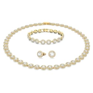 Set Tennis Angelic pietre Cristal Auriu